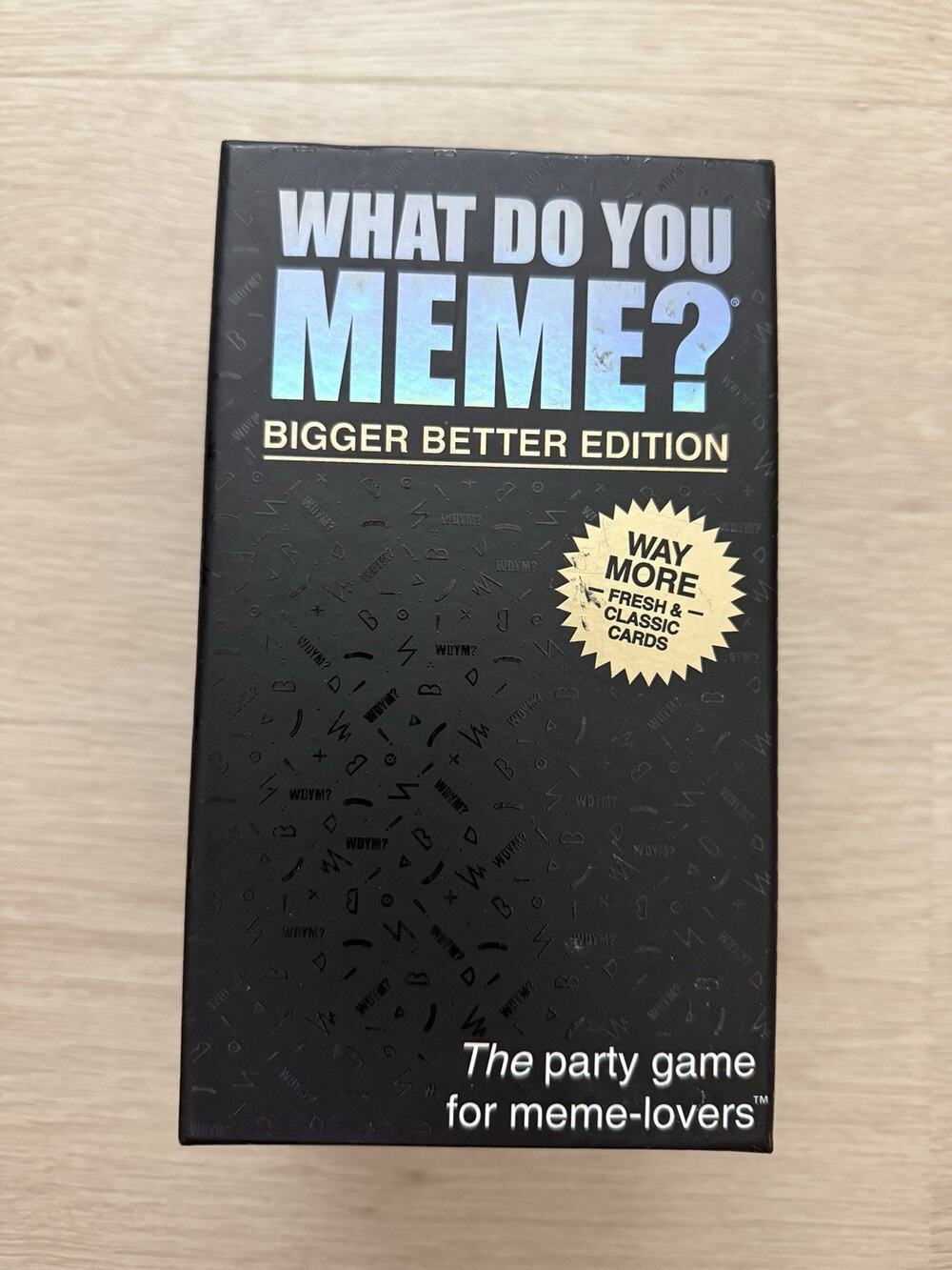 What Do You Meme? Bigger Better Edition Party Game For Adults